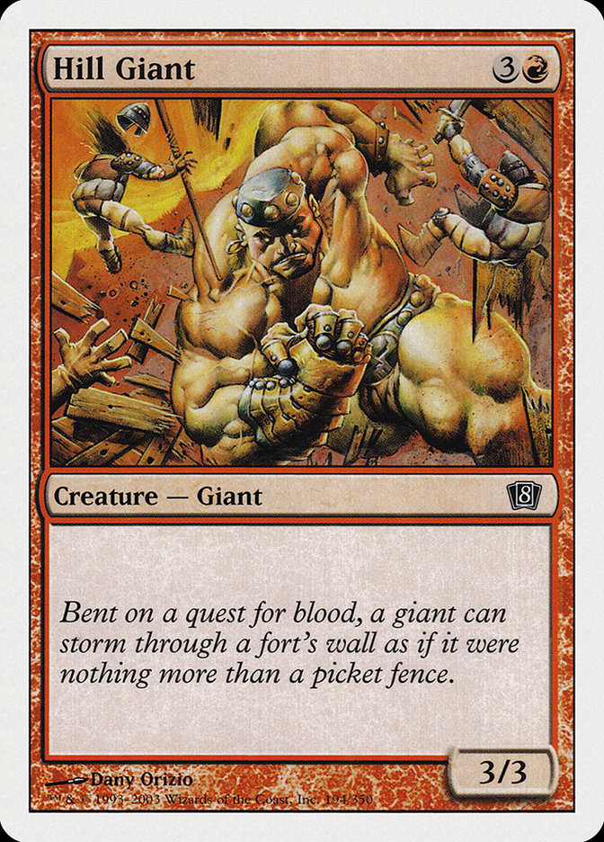 Hill Giant (194) [Eighth Edition] | Odin's Place