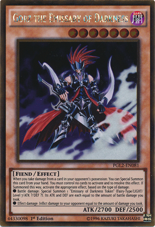 Gorz the Emissary of Darkness [PGL2-EN081] Gold Rare | Odin's Place