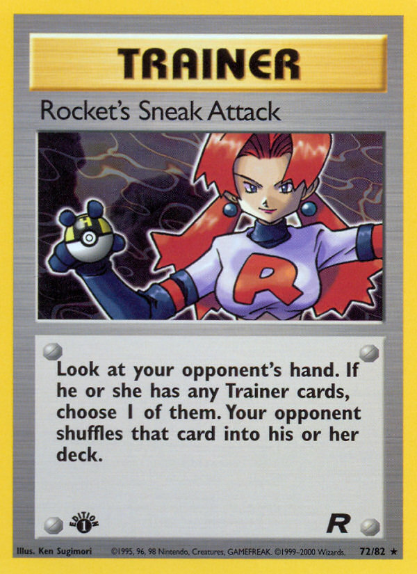 Rocket's Sneak Attack (72/82) [Team Rocket 1st Edition] | Odin's Place
