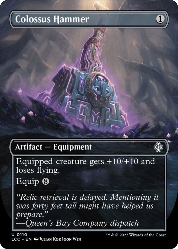 Colossus Hammer (Borderless) [The Lost Caverns of Ixalan Commander] | Odin's Place