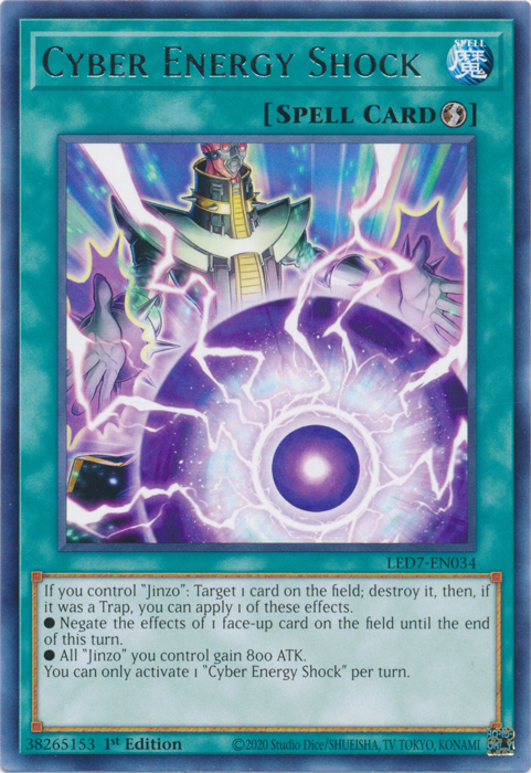 Cyber Energy Shock [LED7-EN034] Rare | Odin's Place