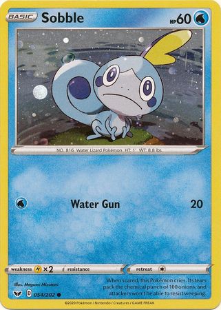 Sobble (054/202) (Cosmos Holo) [Sword & Shield: Base Set] | Odin's Place