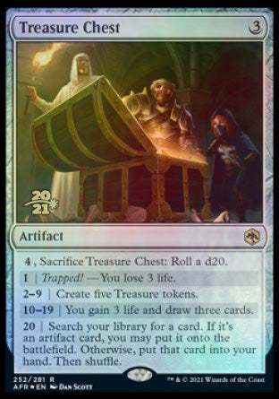 Treasure Chest [Dungeons & Dragons: Adventures in the Forgotten Realms Prerelease Promos] | Odin's Place