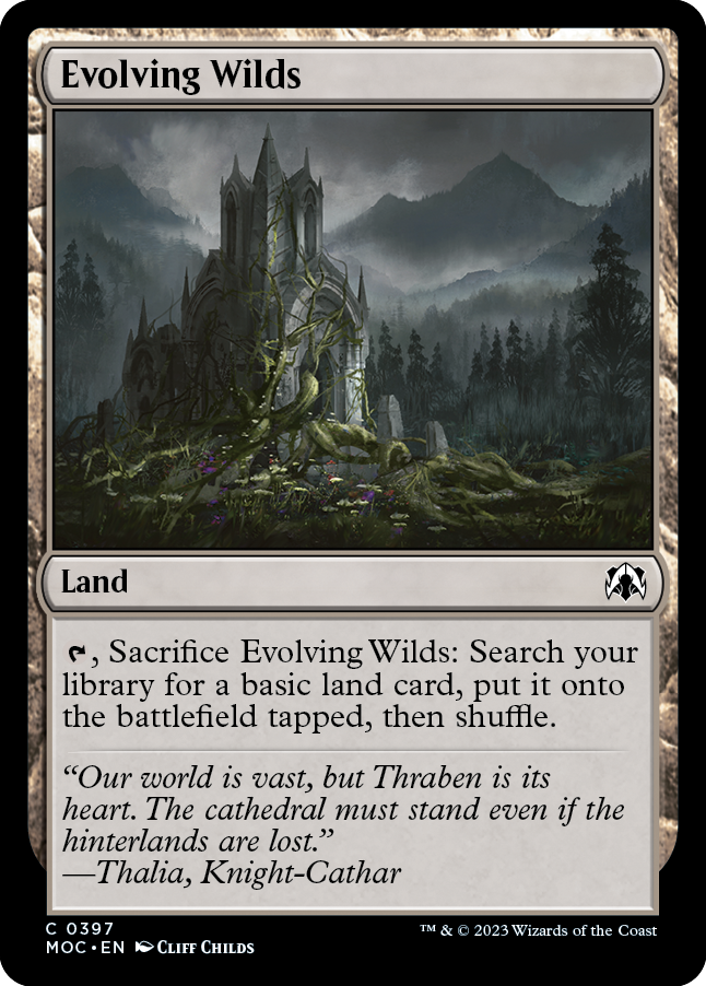 Evolving Wilds [March of the Machine Commander] | Odin's Place