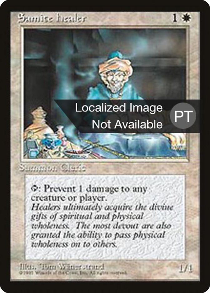 Samite Healer [Fourth Edition (Foreign Black Border)] | Odin's Place