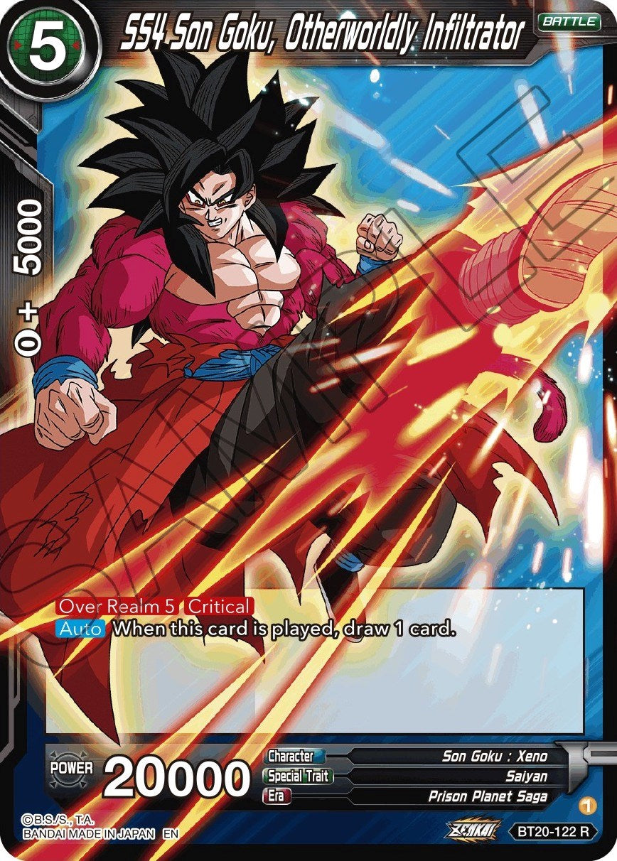 SS4 Son Goku, Otherworldly Infiltrator (BT20-122) [Power Absorbed] | Odin's Place