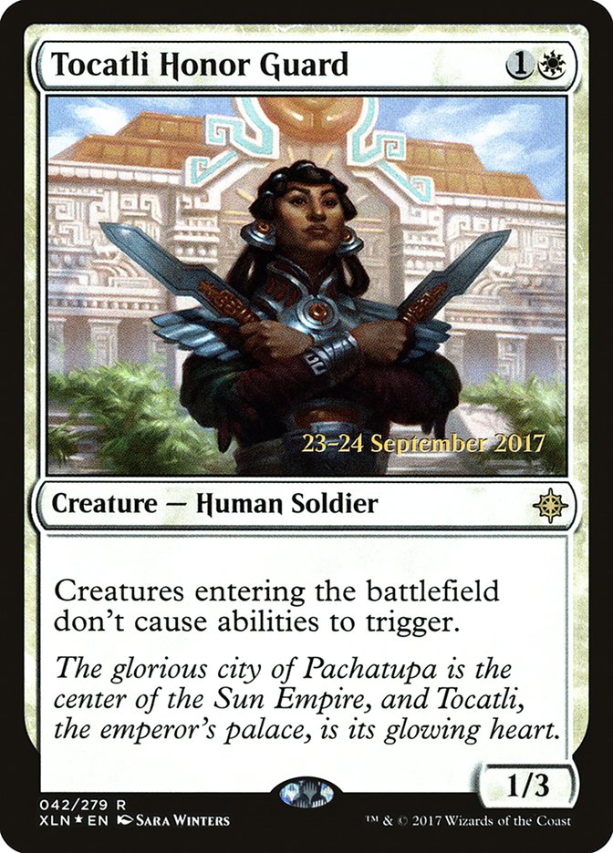 Tocatli Honor Guard (42) [Ixalan Prerelease Promos] | Odin's Place