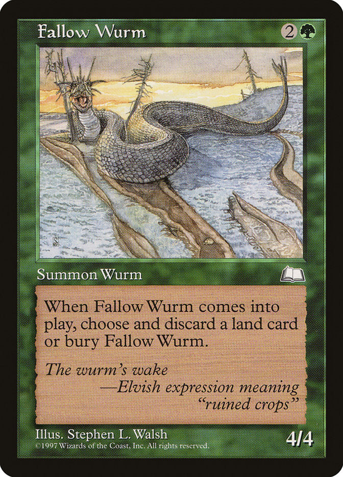 Fallow Wurm (126) [Weatherlight] | Odin's Place