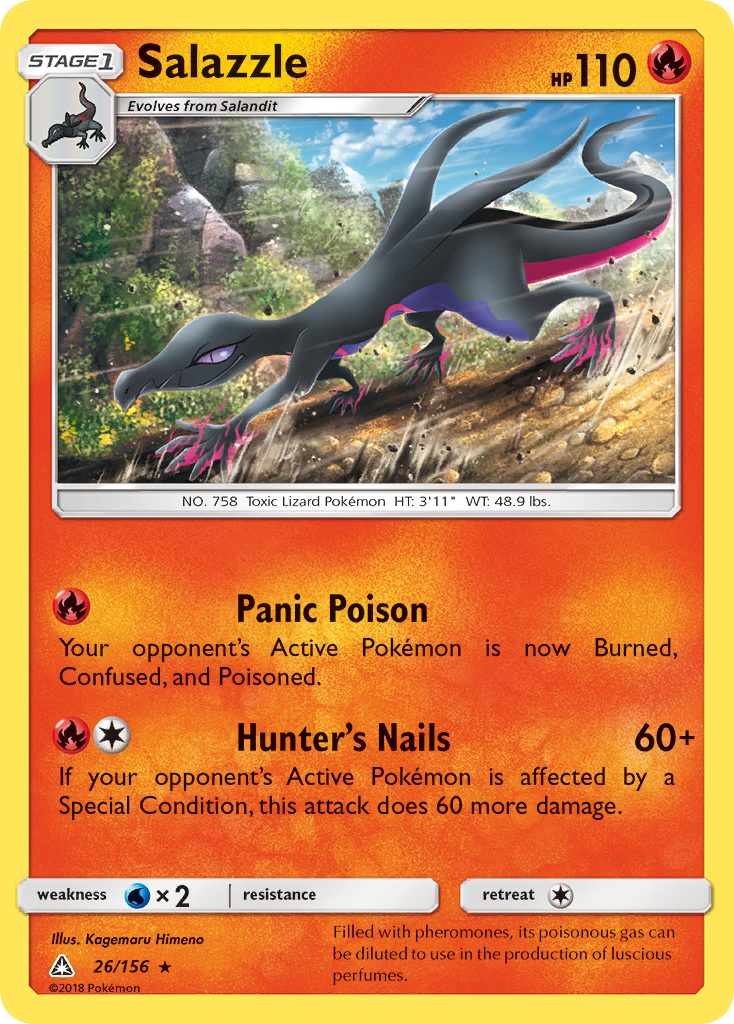 Salazzle (26/156) [Sun & Moon: Ultra Prism] | Odin's Place