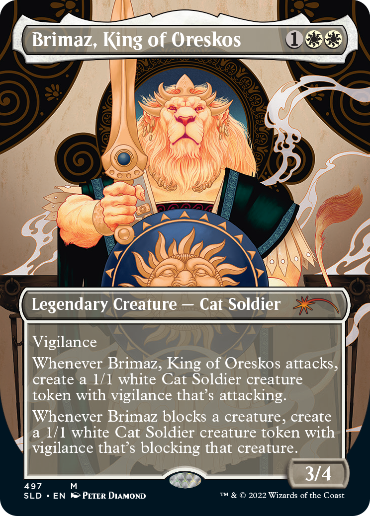 Brimaz, King of Oreskos (Borderless) [Secret Lair Drop Series] | Odin's Place