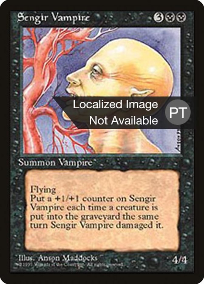 Sengir Vampire [Fourth Edition (Foreign Black Border)] | Odin's Place