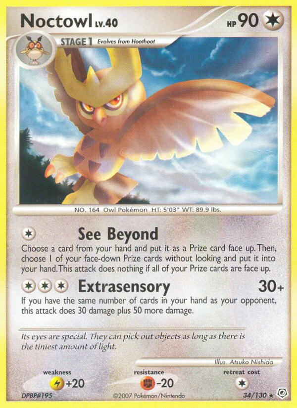 Noctowl (34/130) [Diamond & Pearl: Base Set] | Odin's Place