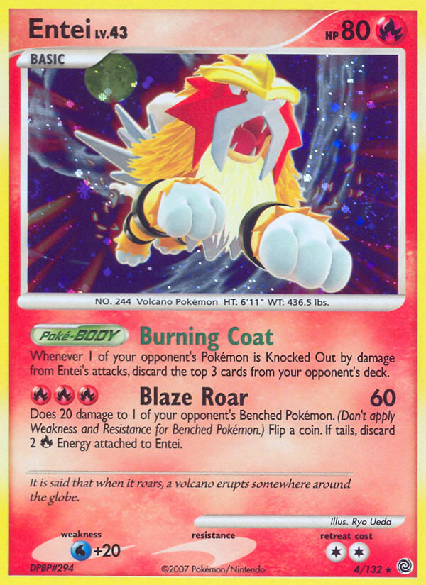 Entei (4/132) [Diamond & Pearl: Secret Wonders] | Odin's Place