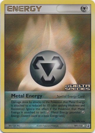 Metal Energy (107/113) (Stamped) [EX: Delta Species] | Odin's Place