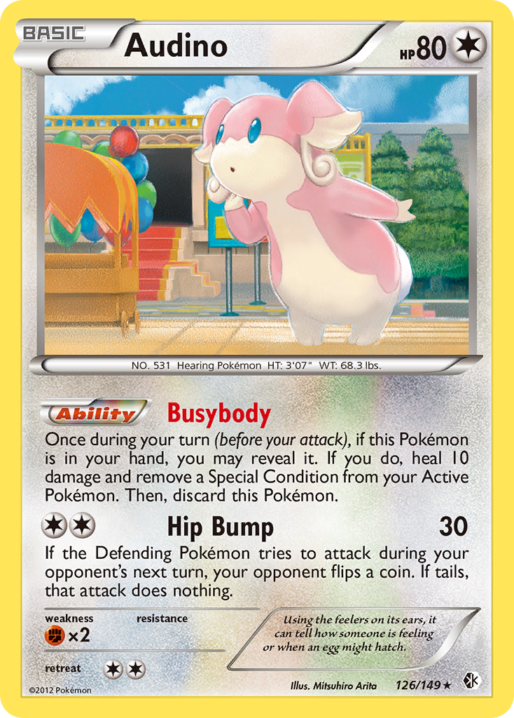 Audino (126/149) [Black & White: Boundaries Crossed] | Odin's Place
