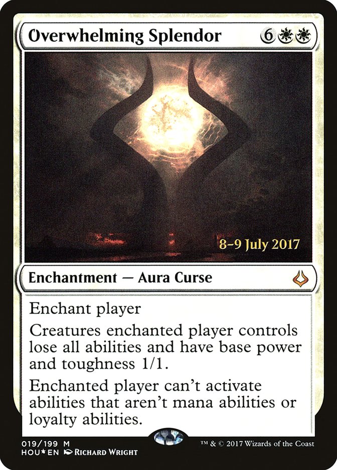 Overwhelming Splendor (19) [Hour of Devastation Prerelease Promos] | Odin's Place