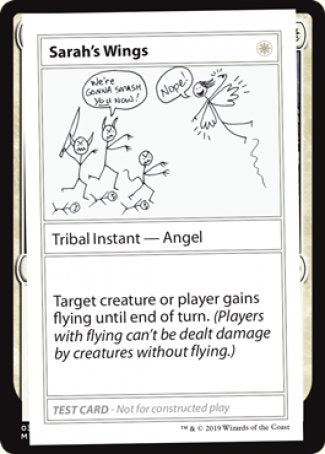 Sarah's Wings (2021 Edition) [Mystery Booster Playtest Cards] | Odin's Place