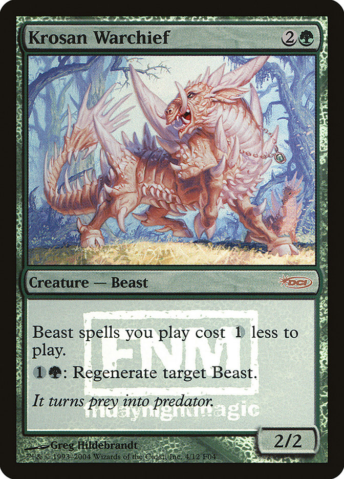 Krosan Warchief (4) [Friday Night Magic 2004] | Odin's Place