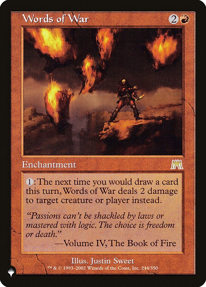 Words of War [The List] | Odin's Place