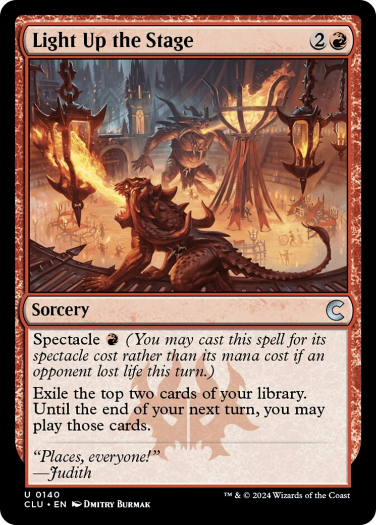 Light Up the Stage [Ravnica: Clue Edition] | Odin's Place
