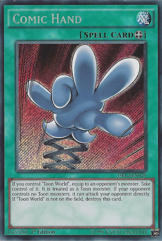 Comic Hand [DRL2-EN026] Secret Rare | Odin's Place