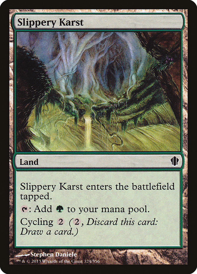 Slippery Karst (324) [Commander 2013] | Odin's Place