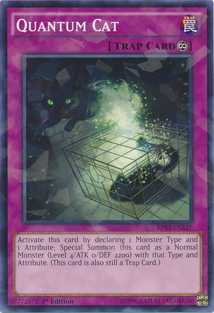 Quantum Cat [BP03-EN237] Shatterfoil Rare | Odin's Place
