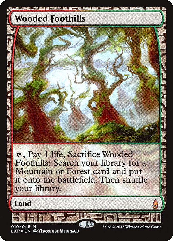 Wooded Foothills (19) [Zendikar Expeditions] | Odin's Place