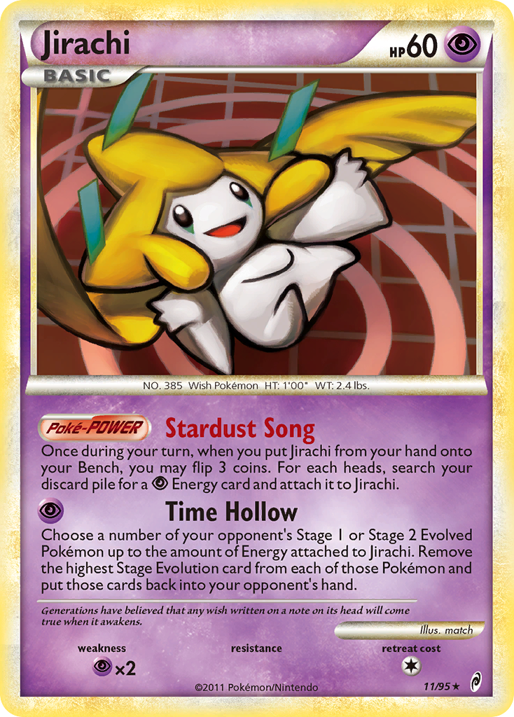 Jirachi (11/95) [HeartGold & SoulSilver: Call of Legends] | Odin's Place