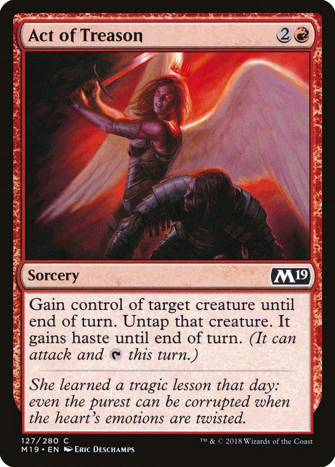 Act of Treason (127) [Core Set 2019] | Odin's Place