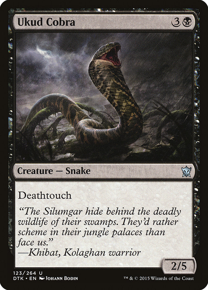 Ukud Cobra (123) [Dragons of Tarkir] | Odin's Place