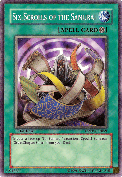 Six Scrolls of the Samurai [CRMS-EN059] Common | Odin's Place