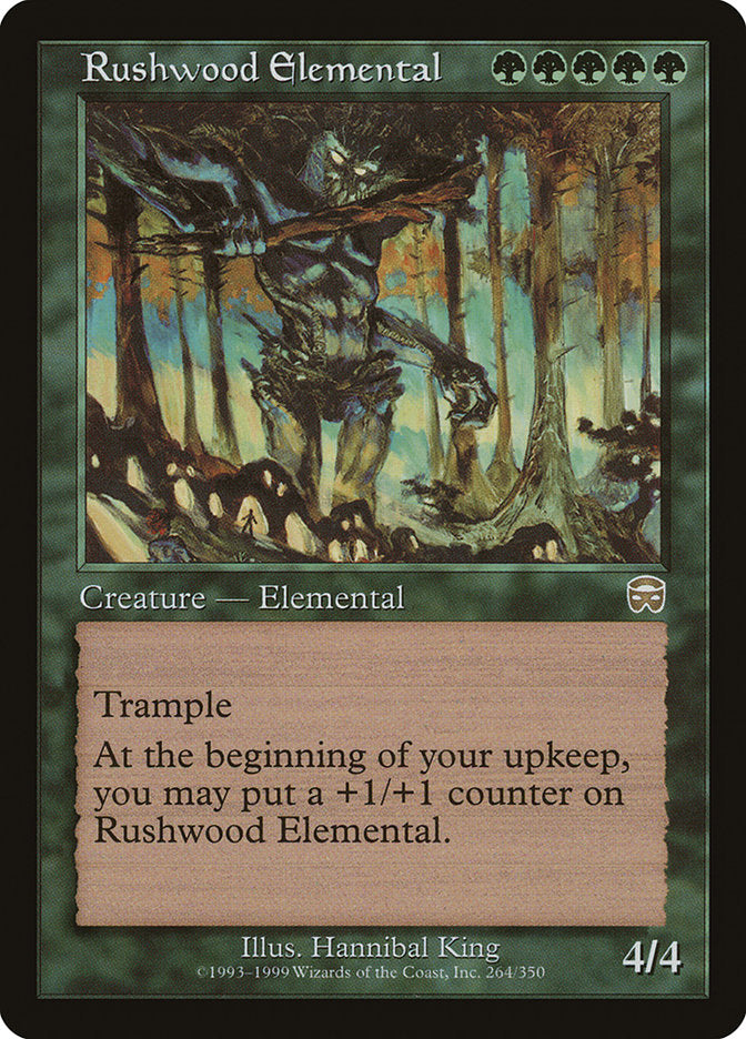Rushwood Elemental (264) [Mercadian Masques] | Odin's Place