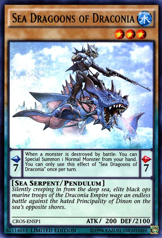 Sea Dragoons of Draconia (CROS-ENSP1) [CROS-ENSP1] Ultra Rare | Odin's Place
