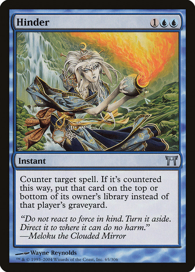 Hinder (65) [Champions of Kamigawa] | Odin's Place