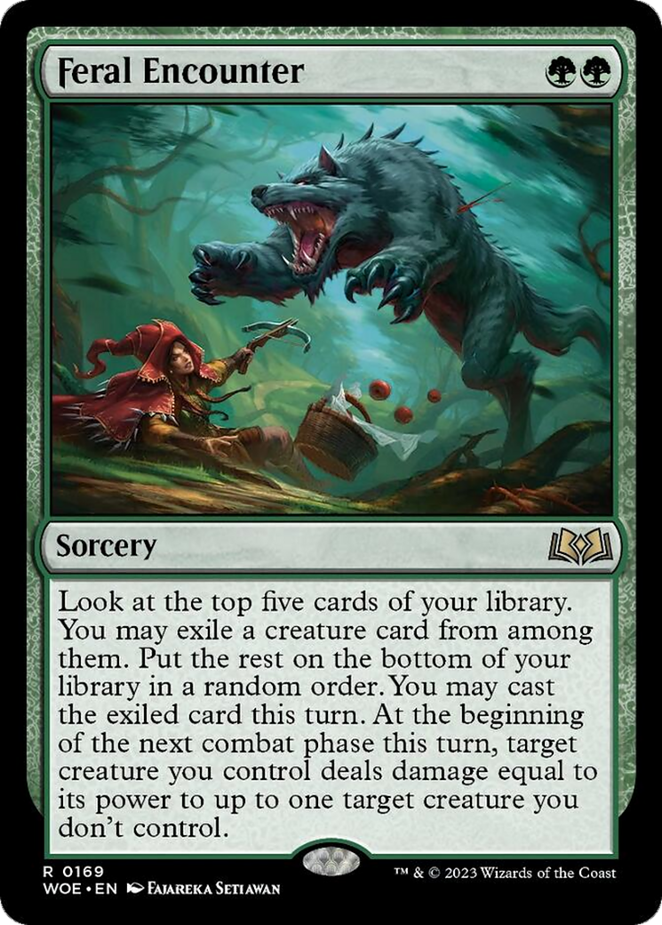 Feral Encounter [Wilds of Eldraine] | Odin's Place