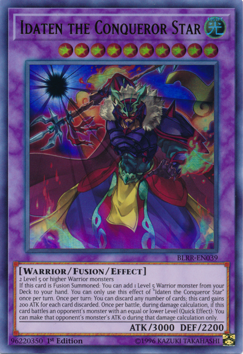 Idaten the Conqueror Star [BLRR-EN039] Ultra Rare | Odin's Place