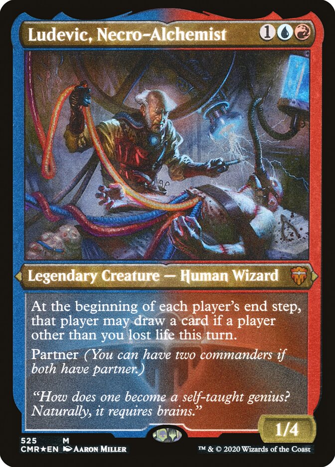 Ludevic, Necro-Alchemist (Etched) [Commander Legends] | Odin's Place