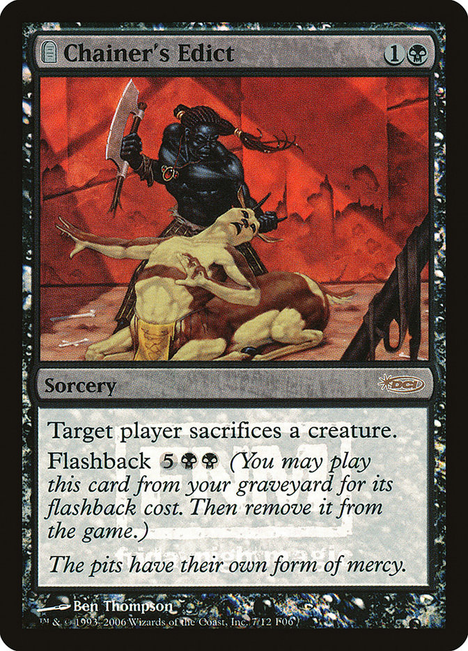 Chainer's Edict (7) [Friday Night Magic 2006] | Odin's Place
