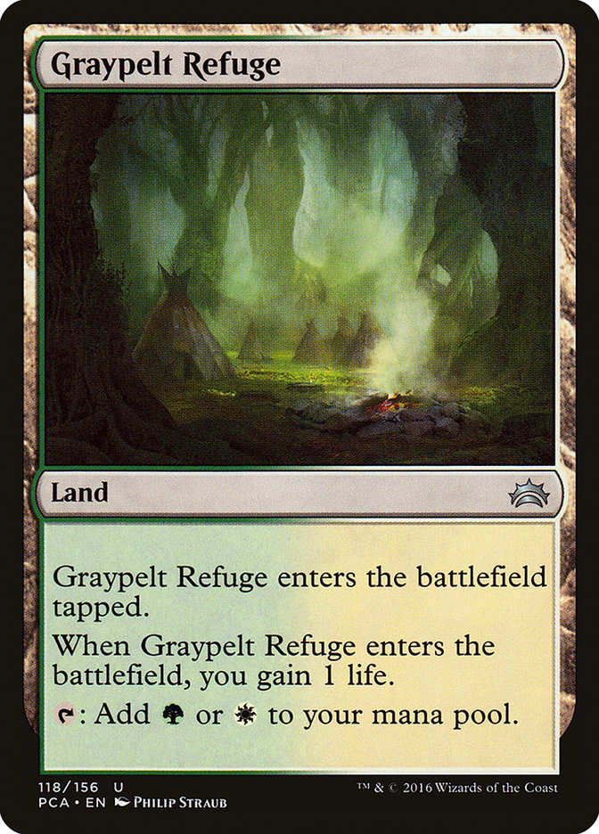 Graypelt Refuge (118) [Planechase Anthology] | Odin's Place
