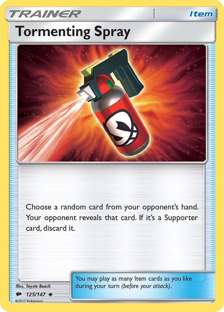Tormenting Spray (125/147) [Sun & Moon: Burning Shadows] | Odin's Place
