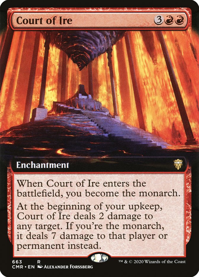 Court of Ire (Extended Art) [Commander Legends] | Odin's Place
