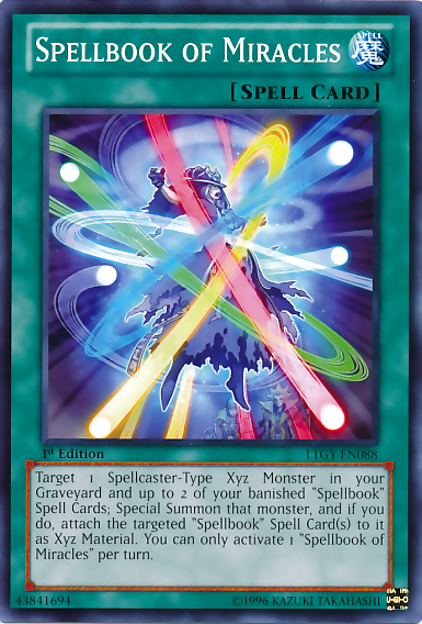 Spellbook of Miracles [LTGY-EN088] Common | Odin's Place