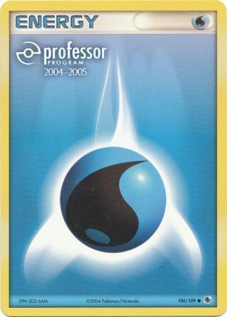 Water Energy (106/109) (2004 2005) [Professor Program Promos] | Odin's Place
