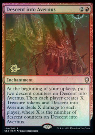 Descent into Avernus [Commander Legends: Battle for Baldur's Gate Prerelease Promos] | Odin's Place