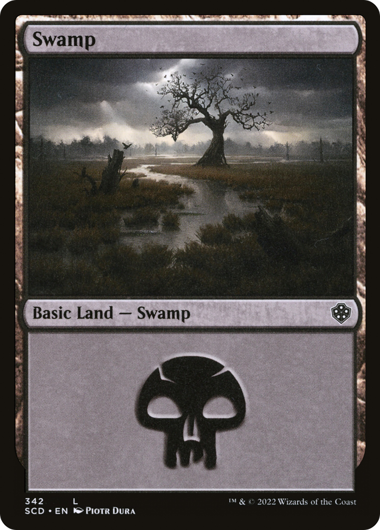Swamp (342) [Starter Commander Decks] | Odin's Place