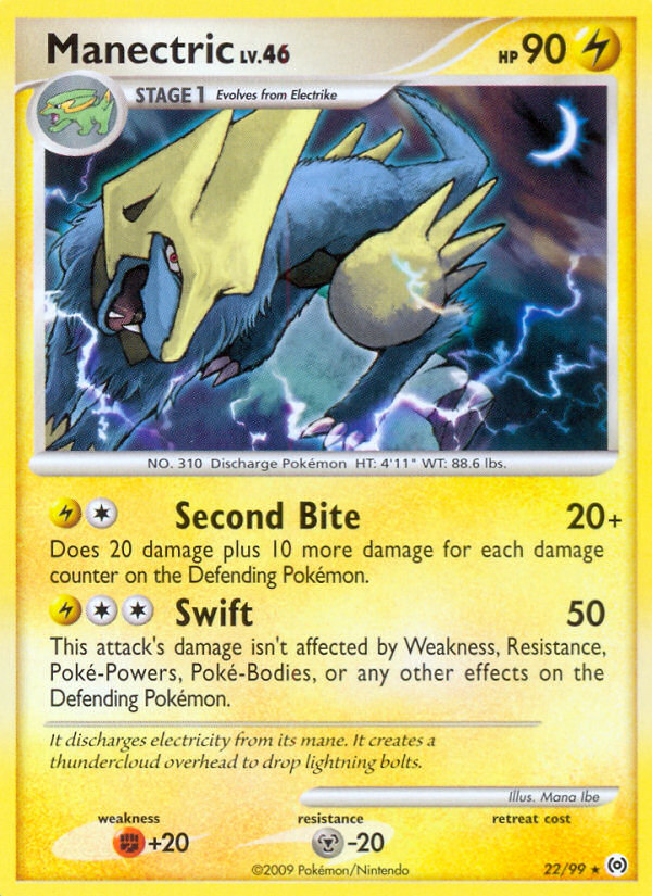 Manectric (22/99) [Platinum: Arceus] | Odin's Place