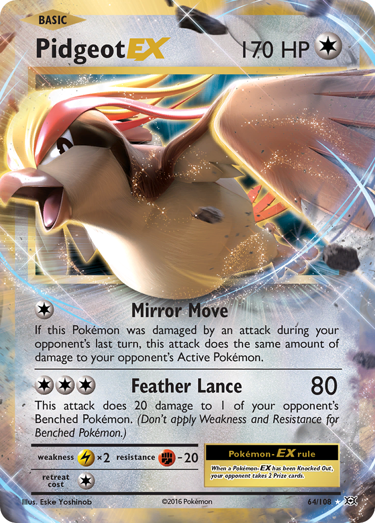 Pidgeot EX (64/108) [XY: Evolutions] | Odin's Place