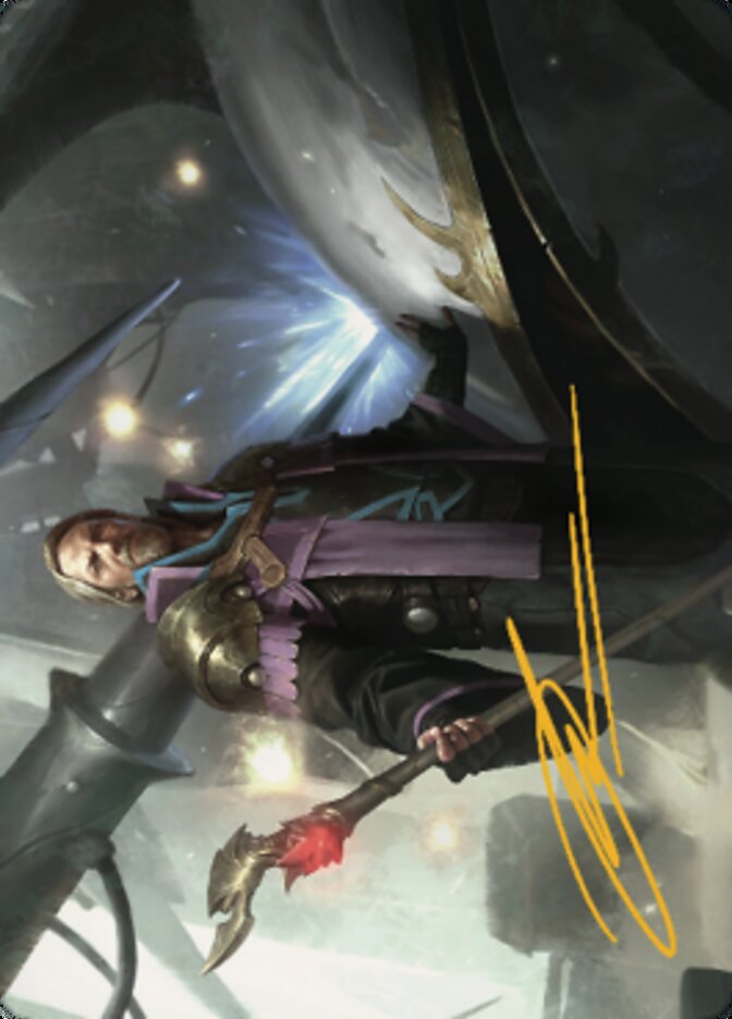 Urza, Prince of Kroog Art Card (Gold-Stamped Signature) [The Brothers' War Art Series] | Odin's Place