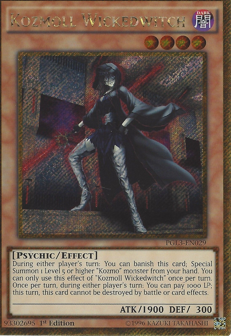 Kozmoll Wickedwitch [PGL3-EN029] Gold Secret Rare | Odin's Place